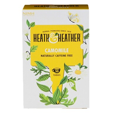 Heath & Heather Camomile 50 Tea Bags