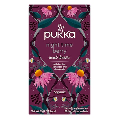 Pukka Night Time Berry Organic Herbal Tea 20 Sachets