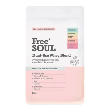 Free Soul Dual Use Blend Whey Chocolate Mint 510g