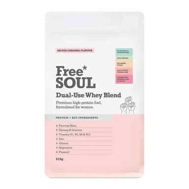 Free Soul Dual Use Blend Whey Salted Caramel 510g