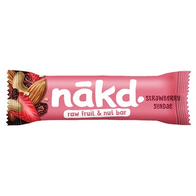 Nakd Strawberry Sundae Fruit & Nut Bar 35g