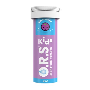 O.R.S Kids Hydration Blackcurrant Flavour Effervescent 12 Tablets