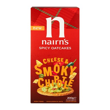 Nairn's Cheese & Smoky Chipotle Spicy Oatcakes 200g