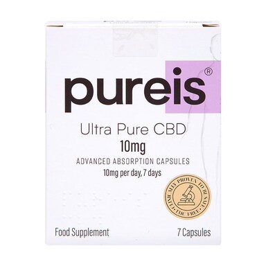 Pureis® Ultra Pure CBD Advanced Absorption 10mg 7 Capsules