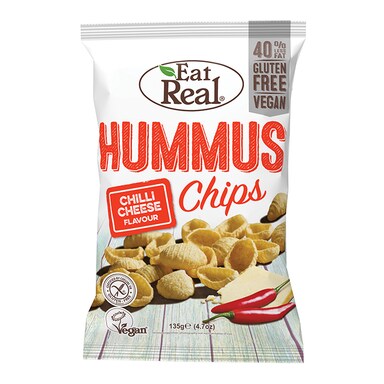 Eat Real Hummus Chips Chilli Cheese 135g
