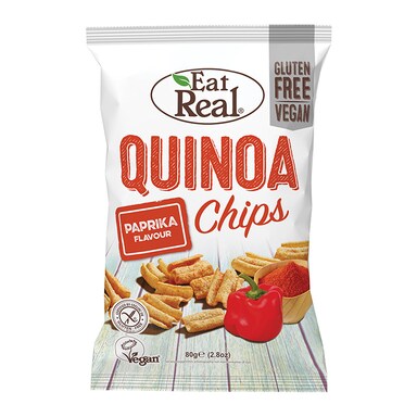 Eat Real Quinoa Paprika Chips 80g