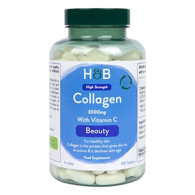 Holland & Barrett Bovine Collagen Tablet 3000mg 180 Tablets