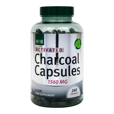 Holland & Barrett Activated Charcoal 1560mg 240 Capsules