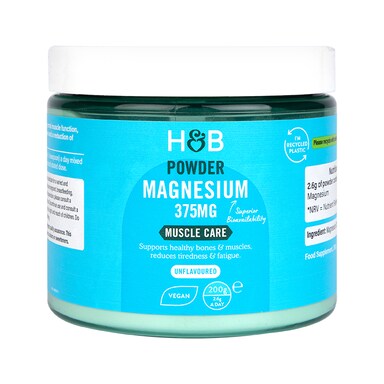 Holland & Barrett Magnesium 375mg Powder 200g