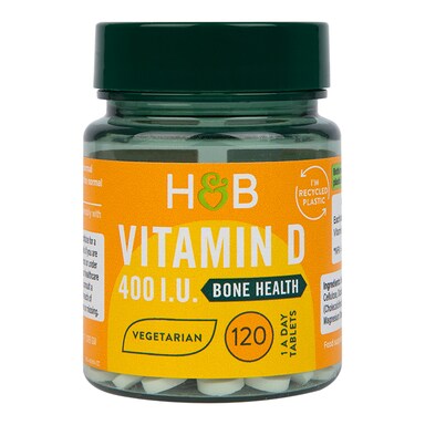 Holland & Barrett Vitamin D3 400 I.U. 10ug 120 Tablets
