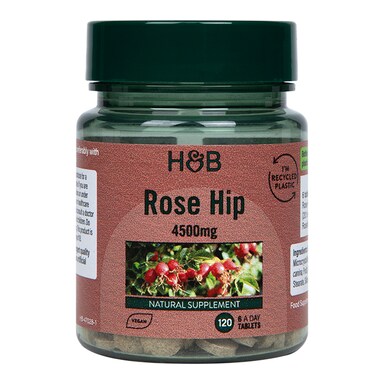 Holland & Barrett Rose Hip 4500mg 120 Tablets