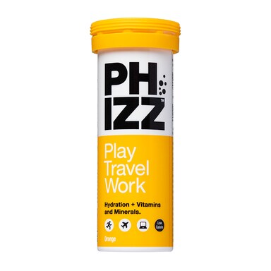 Phizz Orange Multivitamin & Hydration Effervescent 10 Tablets