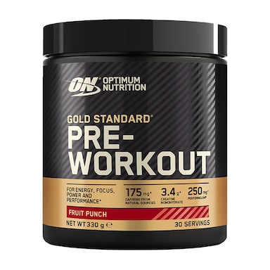 Optimum Nutrition Gold Standard Pre Workout Fruit Punch 330g