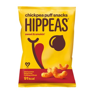 Hippeas Chickpea Puff Snacks Sweet & Smokin 22g