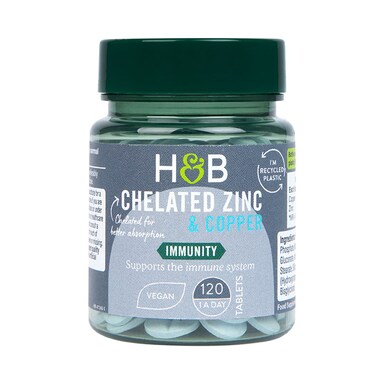 Holland & Barrett Zinc & Copper 15mg 120 Tablets