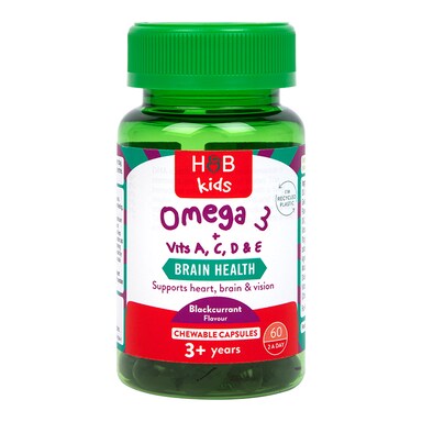 Holland and Barrett Kids Omega 3 60 Chewy Capsules