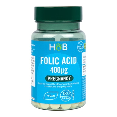 Holland & Barrett Folic Acid 400ug 180 Tablets