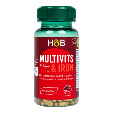 Holland & Barrett Multivitamins & Iron 120 Tablets