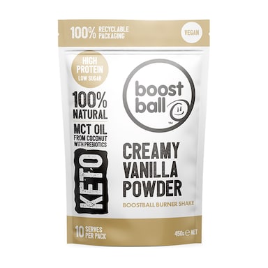 Boostball Keto Powder Creamy Vanilla 450g