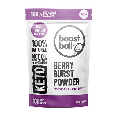 Boostball Keto Powder Berry Burst 450g