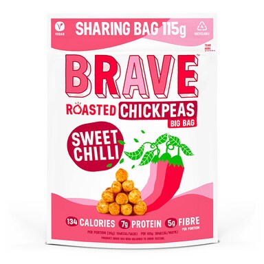 BRAVE Roasted Chickpeas Sweet Chilli 115g