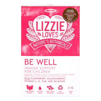 Lizzie Loves Nature’s Botanicals BE WELL Immune Support 5 Sachets