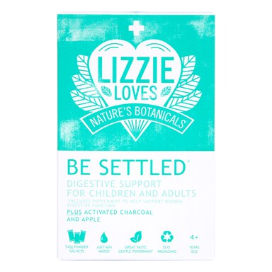 Lizzie Loves Nature’s Botanicals BE SETTLED Digestive Support 5 Sachets