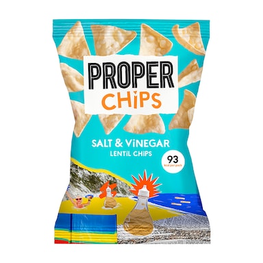 Properchips Salt & Vinegar Lentil Chips Sharing Bags 85g