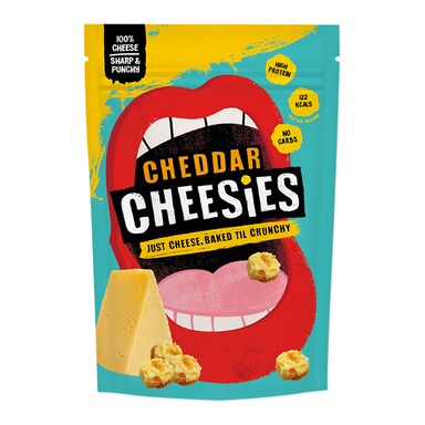 Cheesies Cheddar Crunchy Popped Cheese 60g