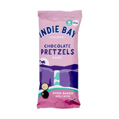 Indie Bay Snacks Dark Chocolate Spelt Pretzel Bites 31g
