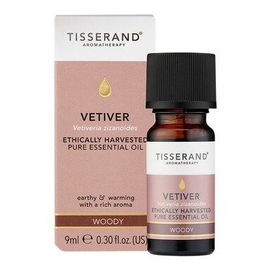 Tisserand Vetiver Ethically Harvested Pure Essential Oil 9ml