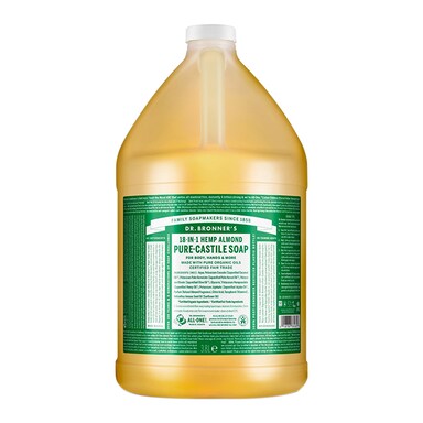 Dr Bronner's Almond Pure-Castile Liquid Soap 3.79l