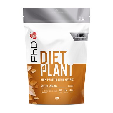 PhD Nutrition Diet Plant Salted Caramel 500g