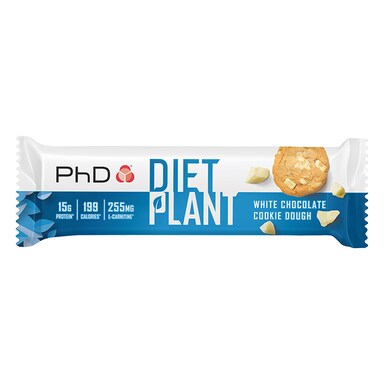 PhD Nutrition Diet Plant Bar White Chocolate Cookie Dough 55g