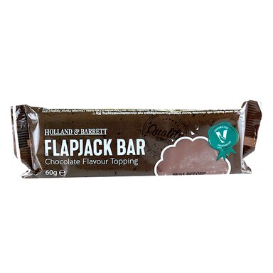 Holland & Barrett Chocolate Flavour Top Flapjack 60g