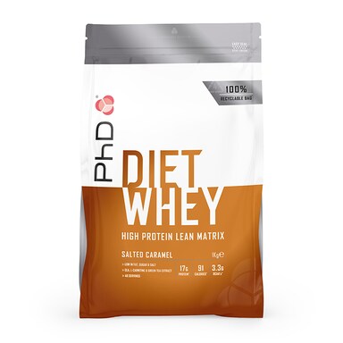 PhD Nutrition Diet Whey Protein Powder Salted Caramel 1000g