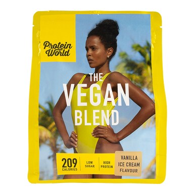 Protein World The Vegan Blend Vanilla Flavour 600g