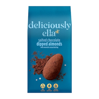 Deliciously Ella Salted Chocolate Dipped Almonds 90g