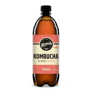 Remedy Kombucha Peach 700ml