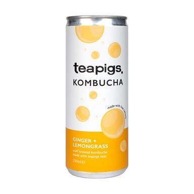 teapigs Lemongrass & Ginger Kombucha 250ml