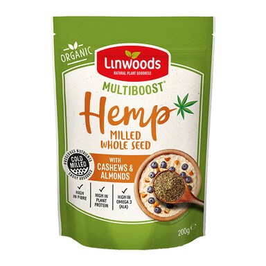 Linwoods Multiboost Organic Milled Hemp Seed with Mixed Nuts 200g