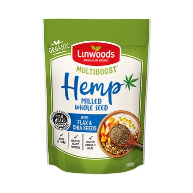 Linwoods Multiboost Organic Milled Hemp Seed with Flax & Chia 200g