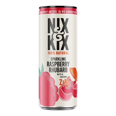 Nix & Kix Raspberry Rhubarb 250ml