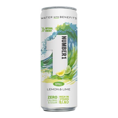 Number1 Vitamin Water Still Lemon & Lime 250ml
