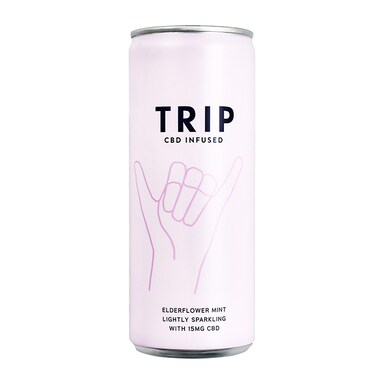 TRIP Elderflower Mint CBD Drink 250ml