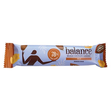 Balance Belgian Milk Chocolate Stevia Bar 35g
