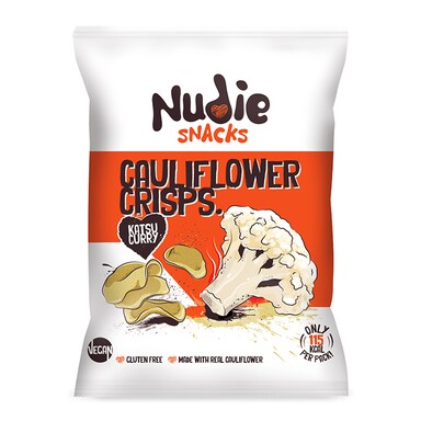 Nudie Snacks Cauliflower Crisps Katsu Curry 22g