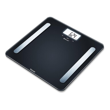 Beurer Diagnostic Bathroom Scale with HealthManager App, BF600 Black