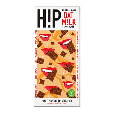 HiP Chocolate Salted Caramel Oat Milk Chocolate 70g
