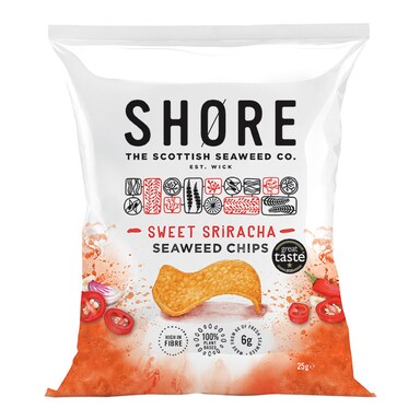 Shore Seaweed Chips Sweet Sirarcha Chilli 25g